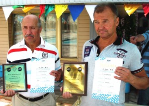  Ярослав Новицкий--(слева) и Сергей Лапшенков -гордость Клуба "Все звезды"